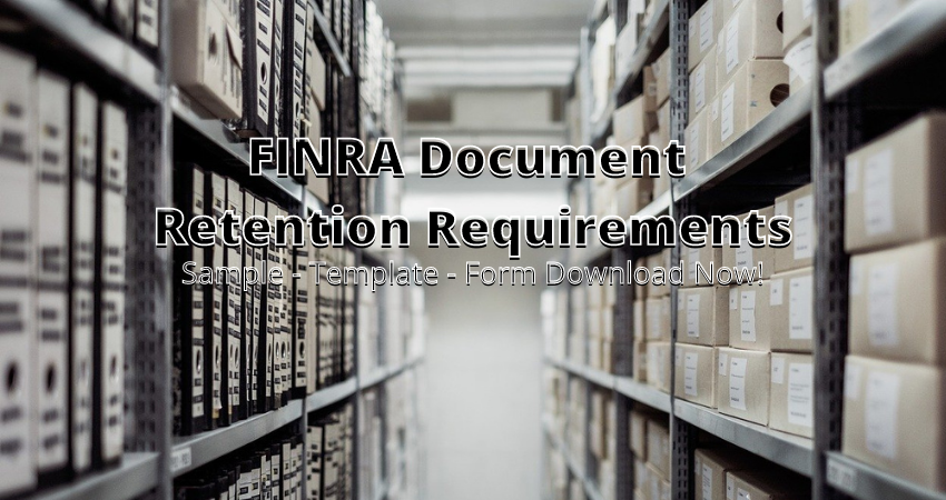 finra-document-retention-requirements